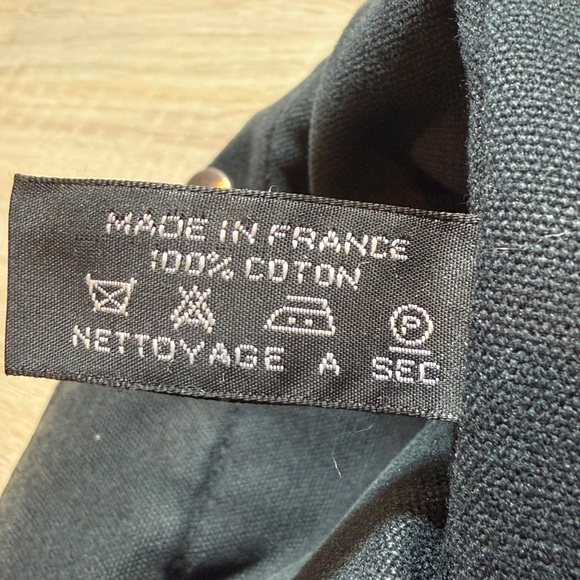 Hermes Black and Brown Canvas Tote - Picture 5 of 7